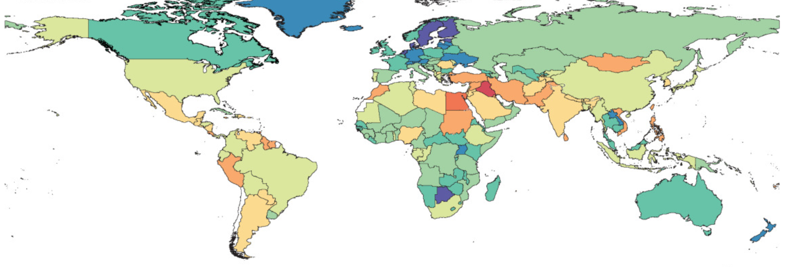 Global AMR burden map