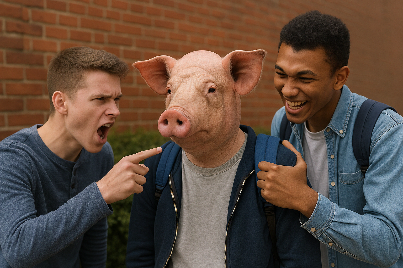 John Pork at a public ethics debate